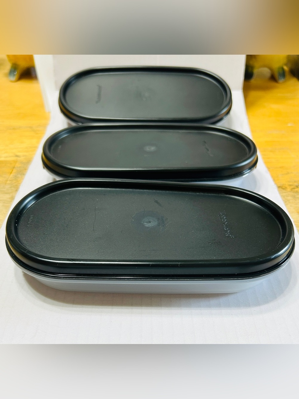 Tupperware modular mate oval containers. Set of 3, NEW. - Picture 2 of 6